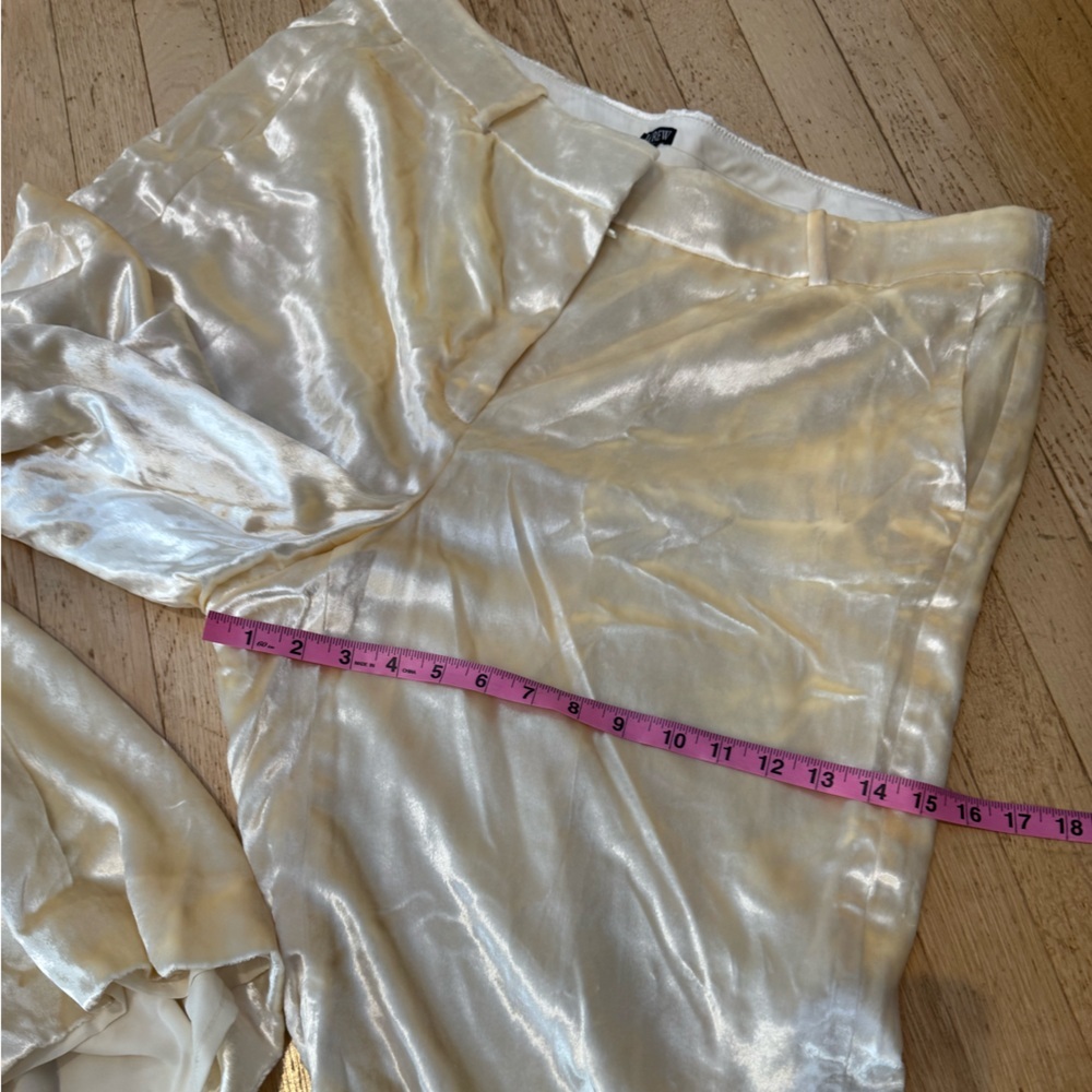 J CREW ‘Carolina Drapey Velvet’ Wide Leg Pants - Picture 15 of 17
